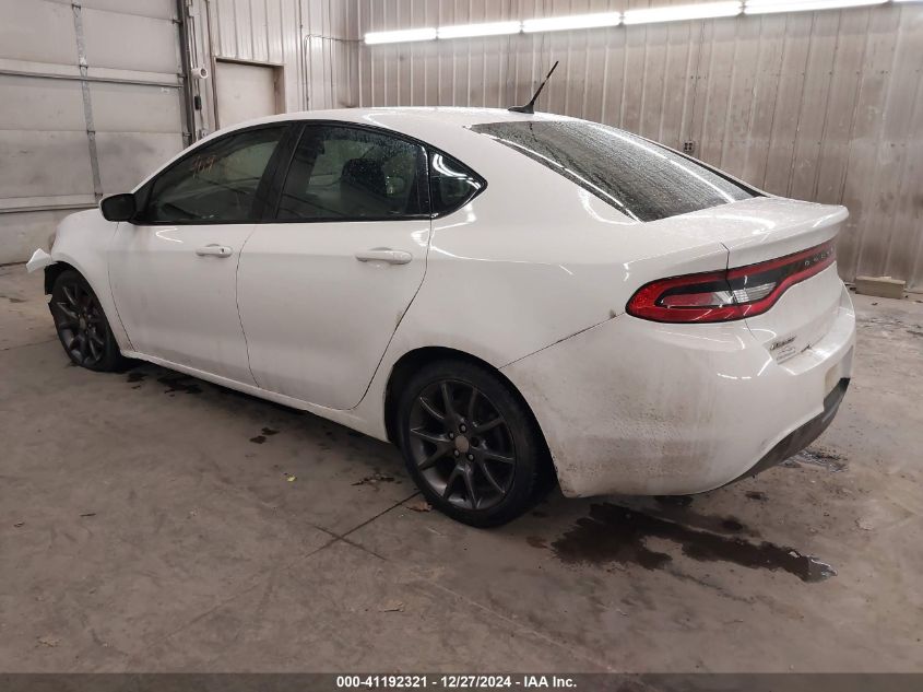 2016 Dodge Dart Se VIN: 1C3CDFAA5GD533576 Lot: 41192321