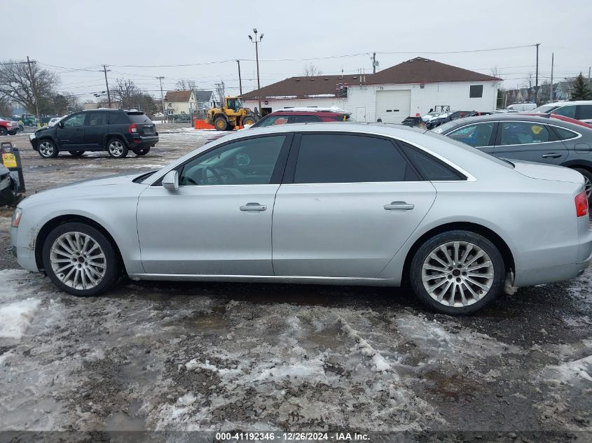 2014 Audi A8 L 4.0T VIN: WAUR2AFD8EN009098 Lot: 41192346