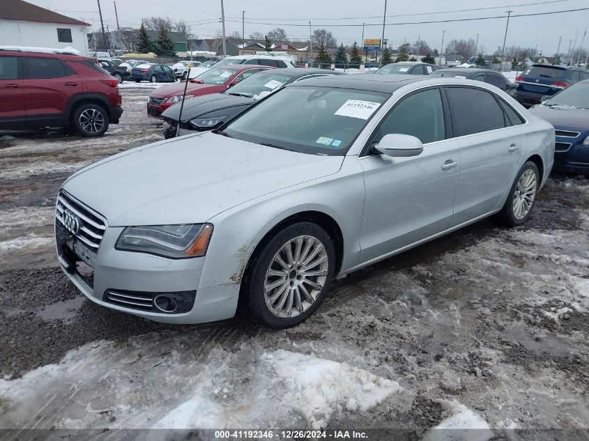 2014 Audi A8 L 4.0T VIN: WAUR2AFD8EN009098 Lot: 41192346