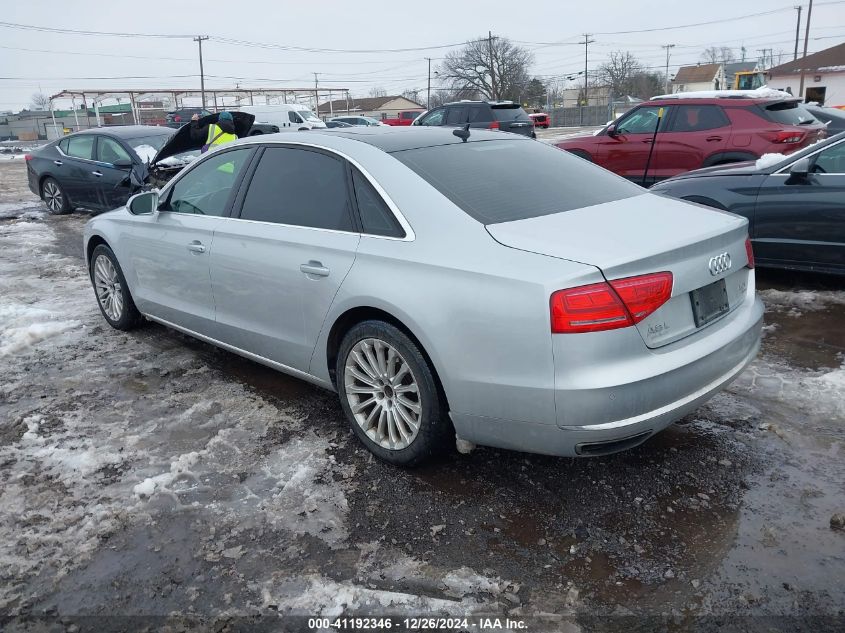 2014 Audi A8 L 4.0T VIN: WAUR2AFD8EN009098 Lot: 41192346