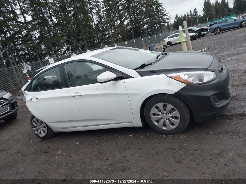 2016 Hyundai Accent Se VIN: KMHCT4AE6GU002971 Lot: 41192379