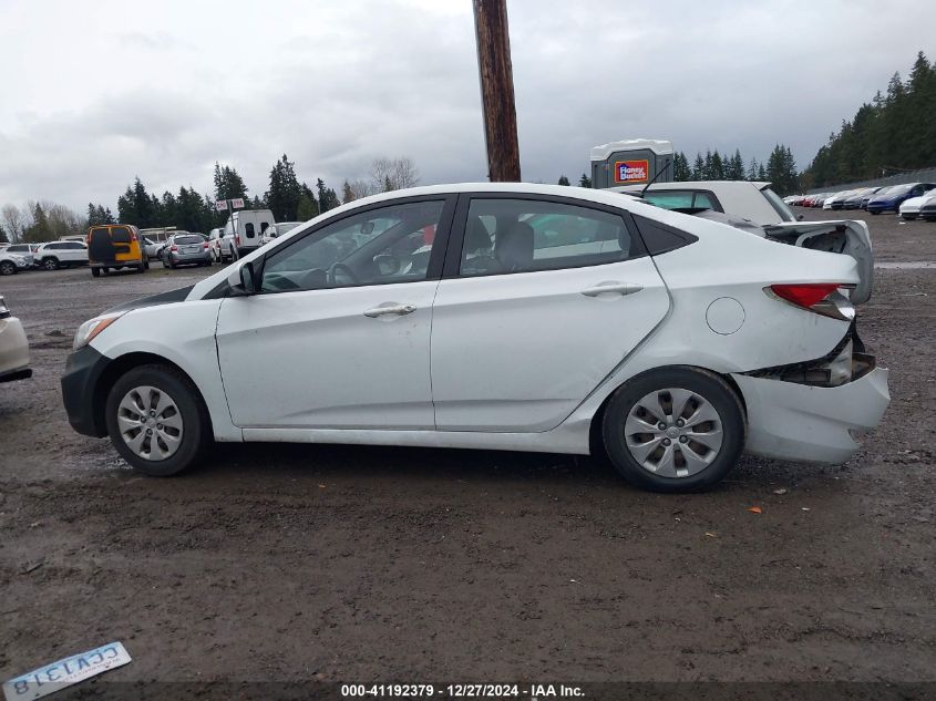 2016 Hyundai Accent Se VIN: KMHCT4AE6GU002971 Lot: 41192379