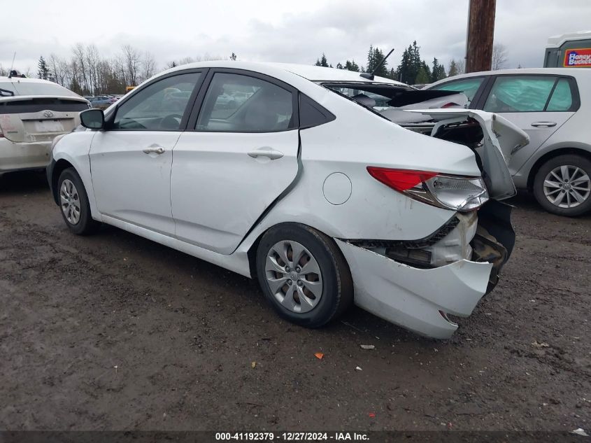 2016 Hyundai Accent Se VIN: KMHCT4AE6GU002971 Lot: 41192379