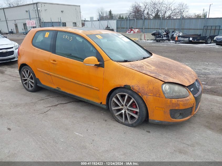 2007 Volkswagen Gti 2-Door/Fahrenheit VIN: WVWFV71K67W160864 Lot: 41192423