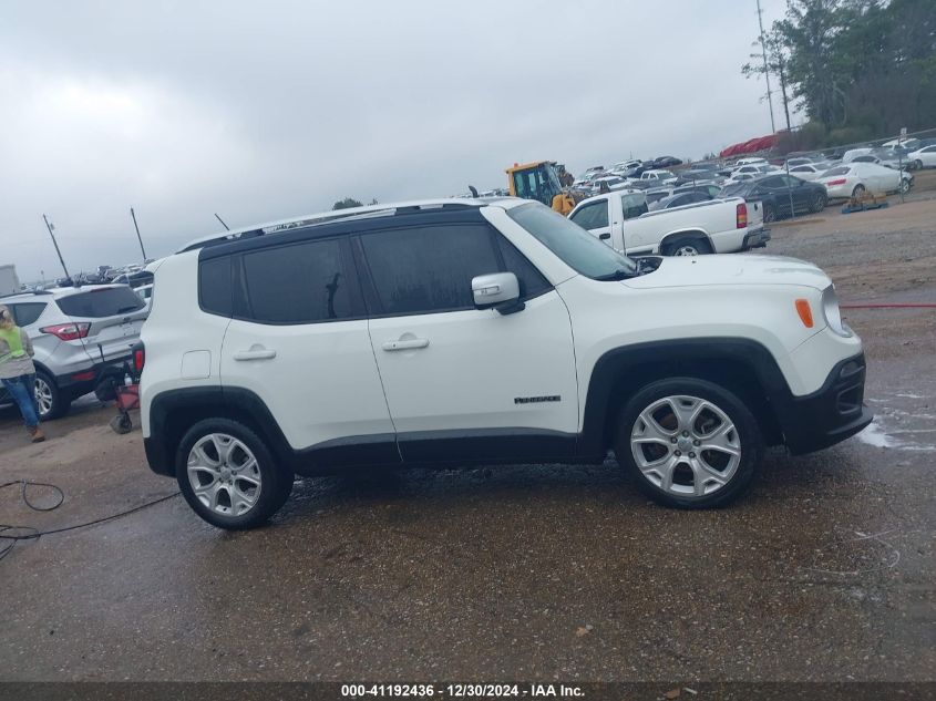 2017 Jeep Renegade Limited Fwd VIN: ZACCJADB2HPF71376 Lot: 41192436