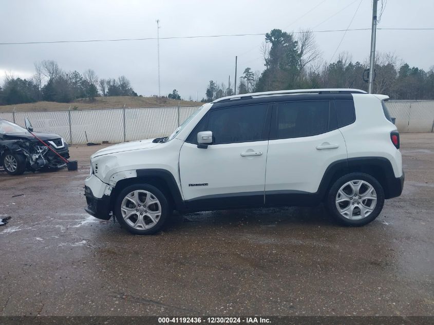 2017 Jeep Renegade Limited Fwd VIN: ZACCJADB2HPF71376 Lot: 41192436