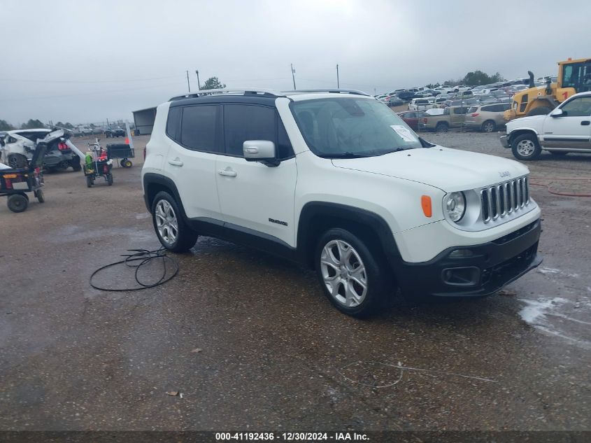 2017 Jeep Renegade Limited Fwd VIN: ZACCJADB2HPF71376 Lot: 41192436