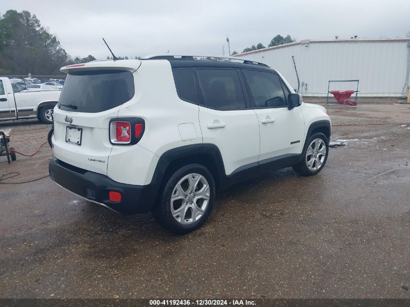 2017 Jeep Renegade Limited Fwd VIN: ZACCJADB2HPF71376 Lot: 41192436