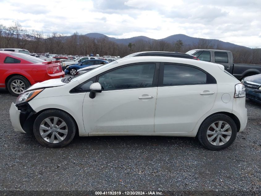 2013 Kia Rio Ex VIN: KNADN5A39D6214252 Lot: 41192519