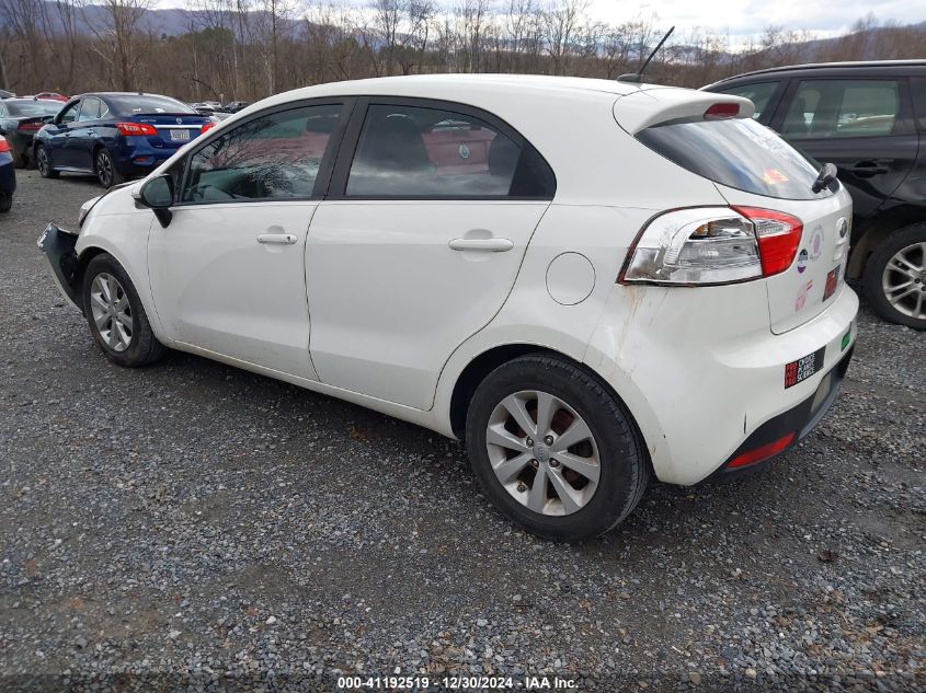 2013 Kia Rio Ex VIN: KNADN5A39D6214252 Lot: 41192519