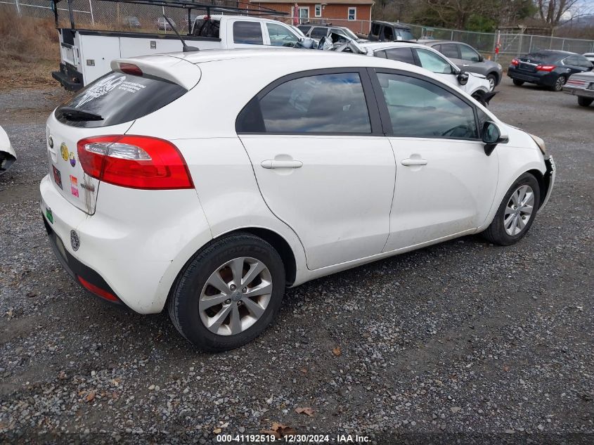 2013 Kia Rio Ex VIN: KNADN5A39D6214252 Lot: 41192519