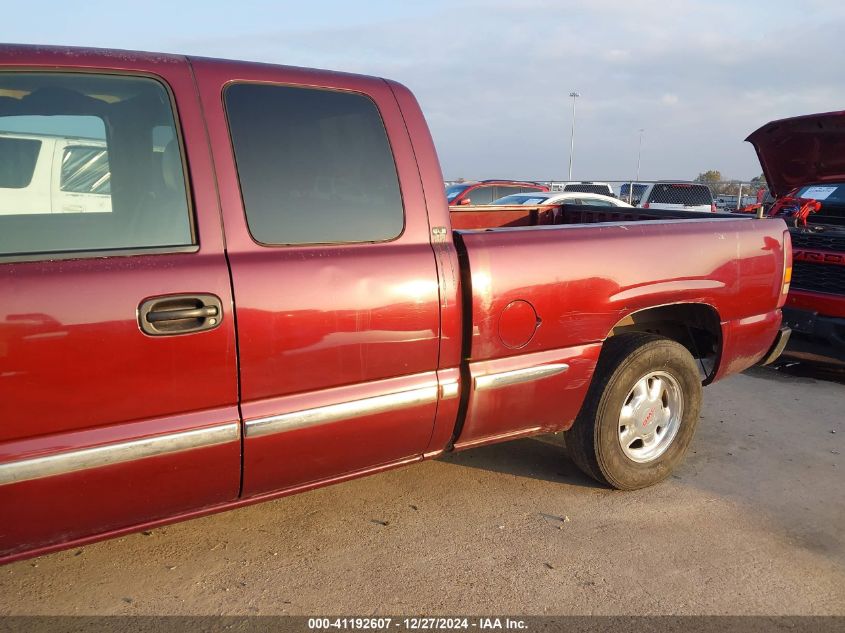 2001 GMC Sierra 1500 Sle VIN: 2GTEC19V411356877 Lot: 41192607