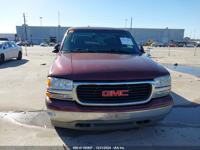 2001 GMC Sierra 1500 Sle VIN: 2GTEC19V411356877 Lot: 41192607