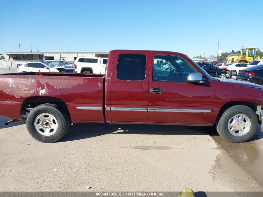 2001 GMC Sierra 1500 Sle VIN: 2GTEC19V411356877 Lot: 41192607