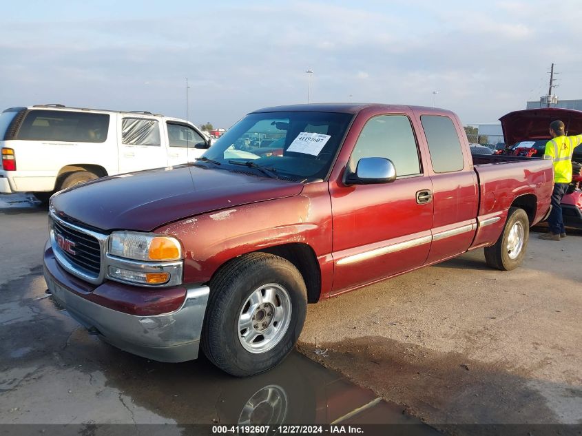 2001 GMC Sierra 1500 Sle VIN: 2GTEC19V411356877 Lot: 41192607