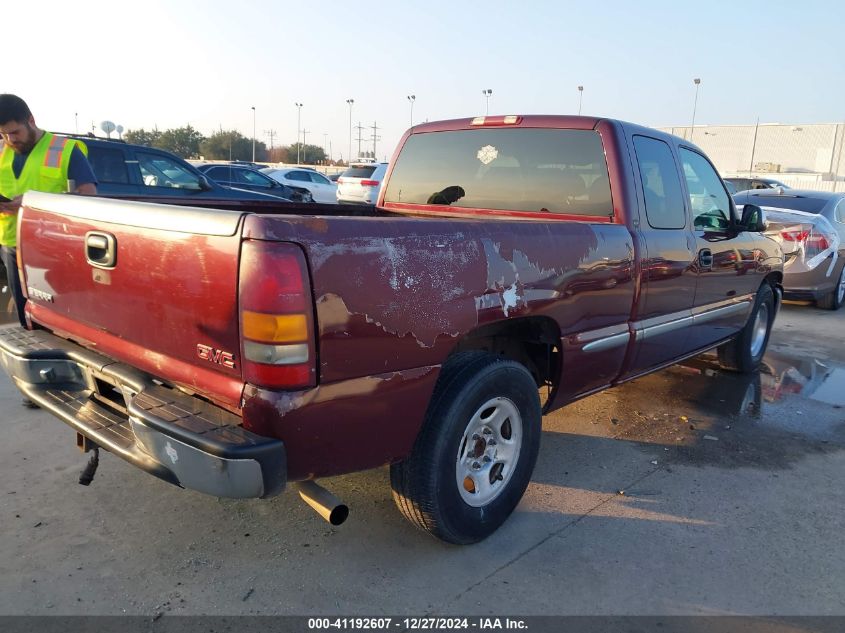 2001 GMC Sierra 1500 Sle VIN: 2GTEC19V411356877 Lot: 41192607