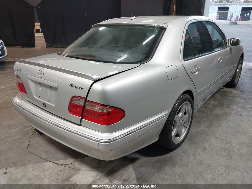 2002 Mercedes-Benz E 320 4M/4M Special Edition VIN: WDBJF82J52X062526 Lot: 41192641