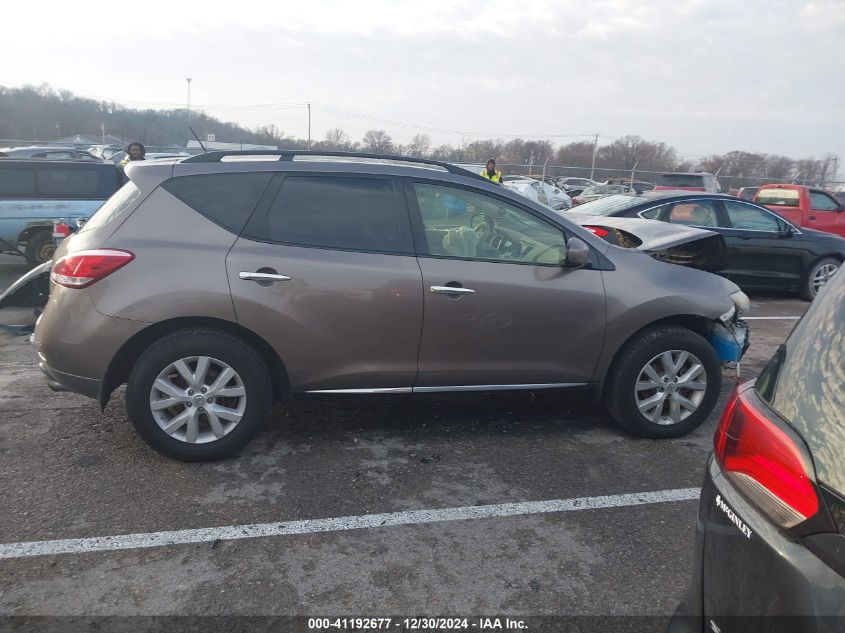 2013 Nissan Murano S/Sl/Le VIN: JN8AZ1MW1DW306176 Lot: 41192677