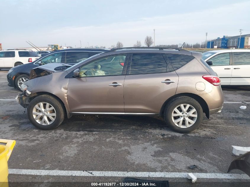 2013 Nissan Murano S/Sl/Le VIN: JN8AZ1MW1DW306176 Lot: 41192677