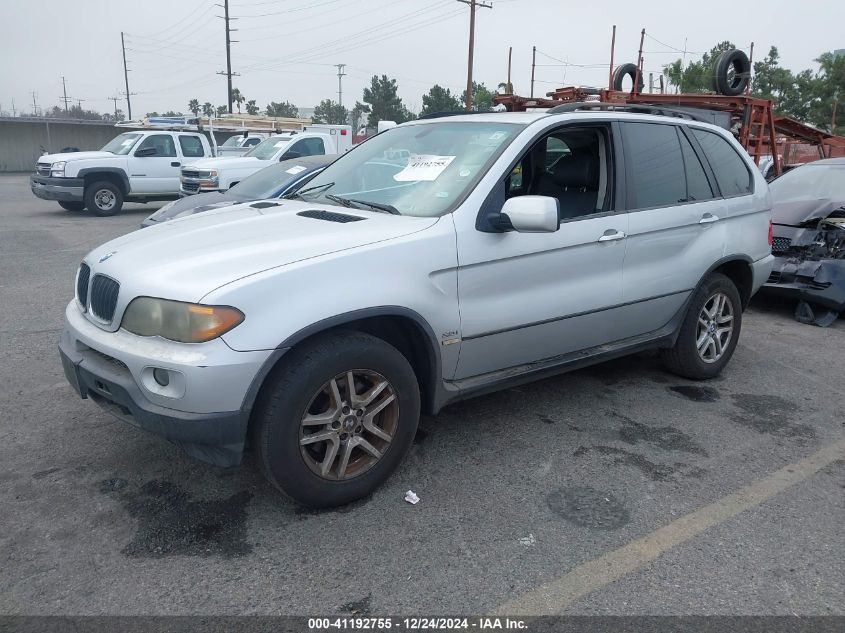 2005 BMW X5 3.0I VIN: 5UXFA13505LY07093 Lot: 41192755