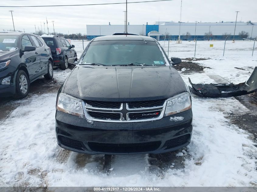 2013 Dodge Avenger Se VIN: 1C3CDZAB3DN564342 Lot: 41192817