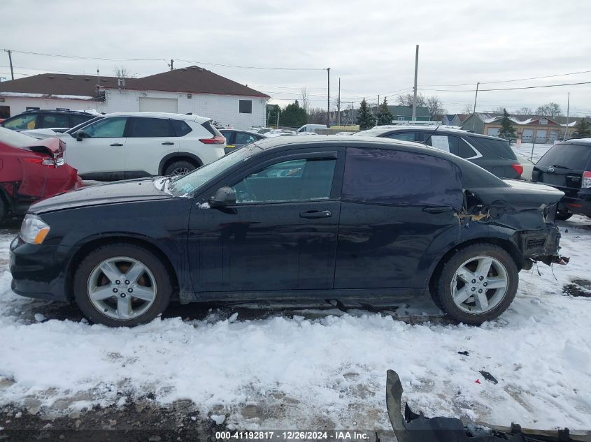 2013 Dodge Avenger Se VIN: 1C3CDZAB3DN564342 Lot: 41192817