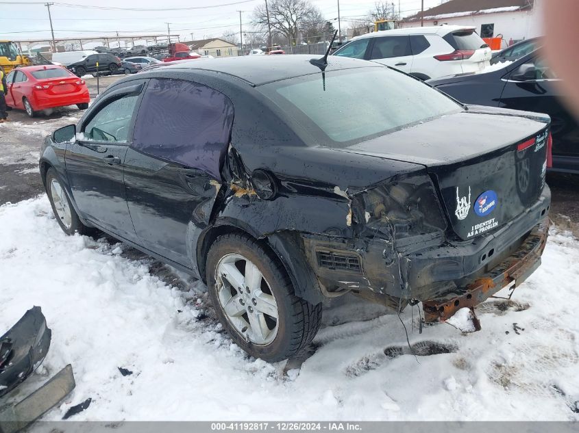 2013 Dodge Avenger Se VIN: 1C3CDZAB3DN564342 Lot: 41192817