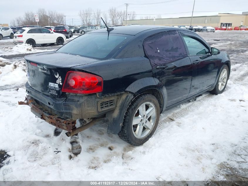 2013 Dodge Avenger Se VIN: 1C3CDZAB3DN564342 Lot: 41192817