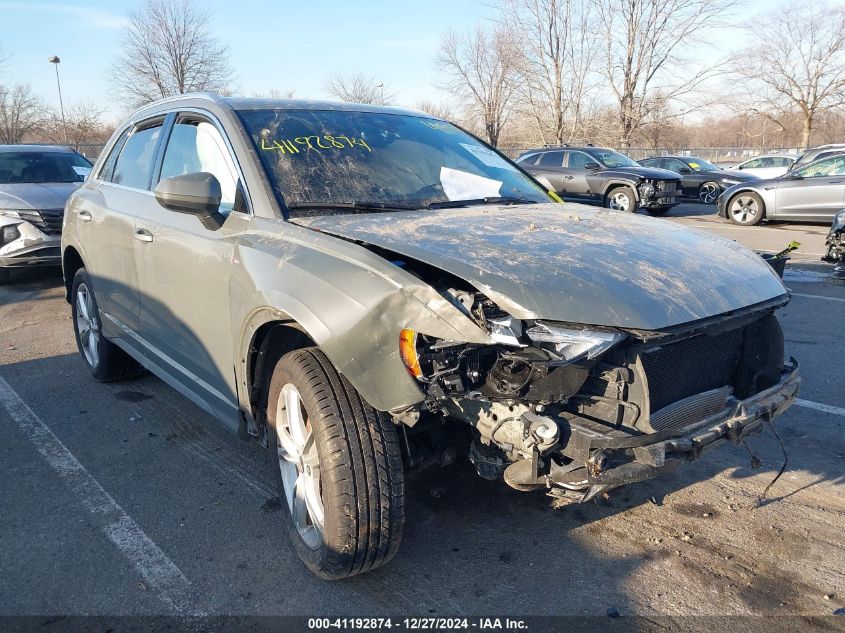 2021 Audi Q3 Premium 45 Tfsi S Line Quattro Tiptronic VIN: WA1DECF37M1075942 Lot: 41192874