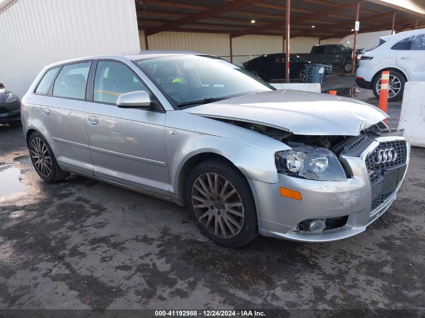 2007 Audi A3 2.0T VIN: WAUHF78P27A223590 Lot: 41192988