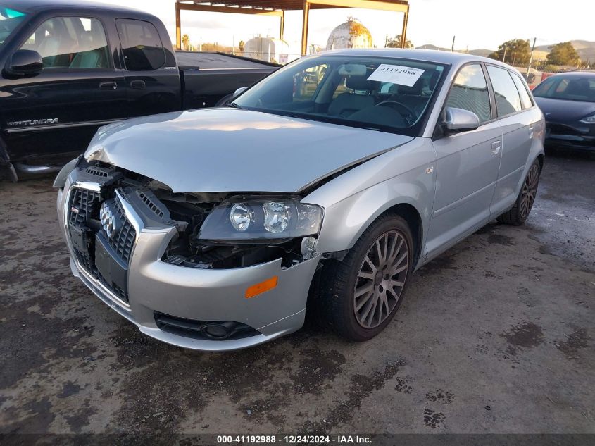 2007 Audi A3 2.0T VIN: WAUHF78P27A223590 Lot: 41192988