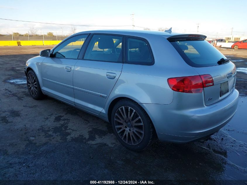 2007 Audi A3 2.0T VIN: WAUHF78P27A223590 Lot: 41192988