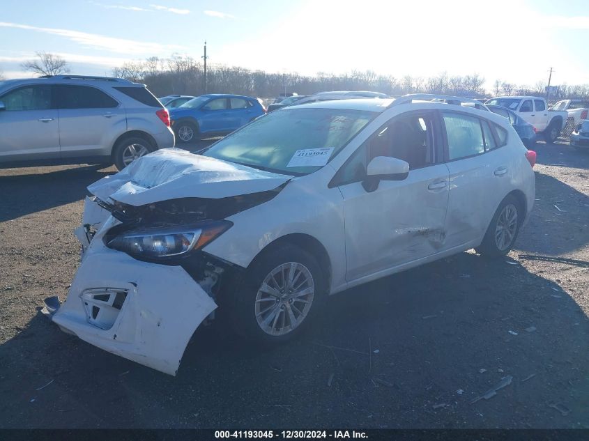 2018 Subaru Impreza 2.0I Premium VIN: 4S3GTAB66J3741640 Lot: 41193045