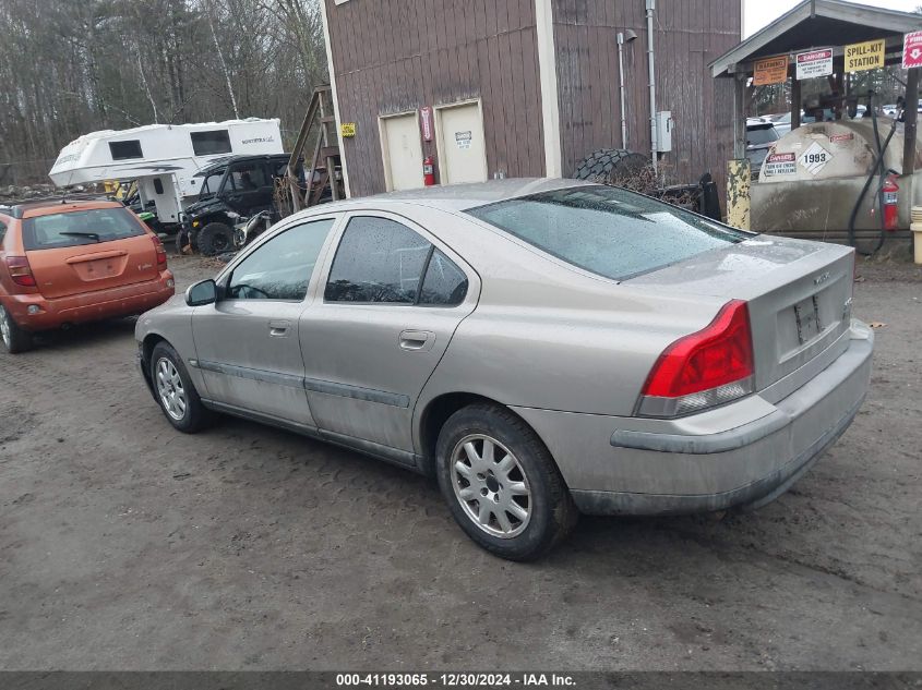 2001 Volvo S60 2.4 VIN: YV1RS61R012013431 Lot: 41193065