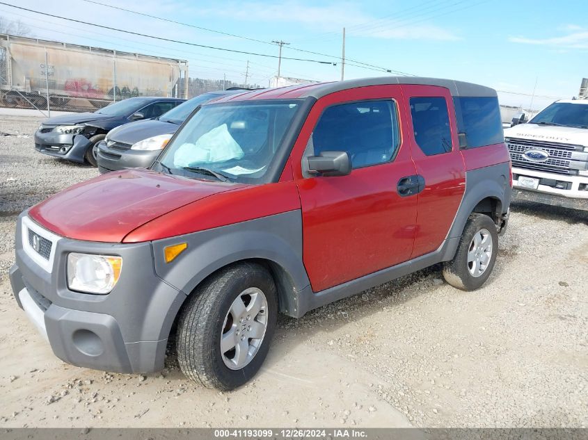 2004 Honda Element Ex VIN: 5J6YH186X4L007420 Lot: 41193099