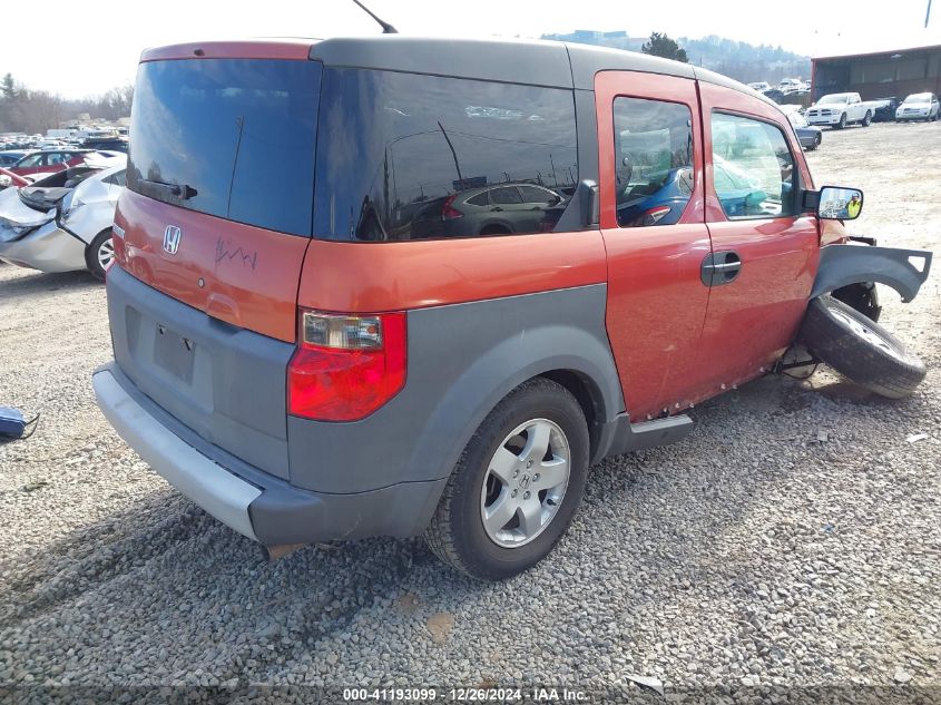 2004 Honda Element Ex VIN: 5J6YH186X4L007420 Lot: 41193099