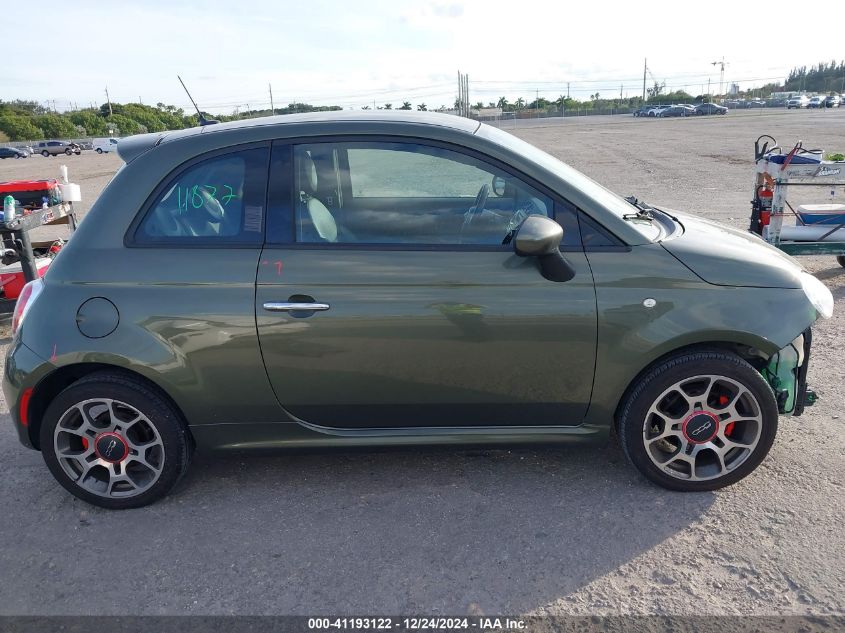 2015 Fiat 500 Sport VIN: 3C3CFFBR9FT741564 Lot: 41193122