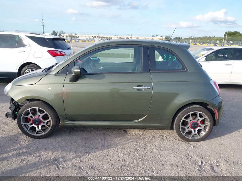 2015 Fiat 500 Sport VIN: 3C3CFFBR9FT741564 Lot: 41193122