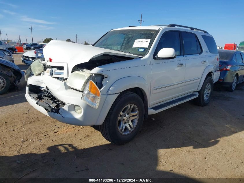 2005 Toyota Sequoia Sr5 V8 VIN: 5TDZT34A35S264112 Lot: 41193206