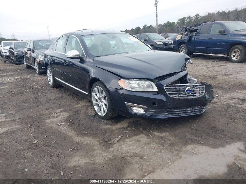 2016 Volvo S80 T5 Drive-E VIN: YV140MAK1G1197381 Lot: 41193264