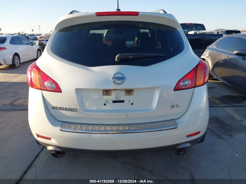 2009 Nissan Murano Sl VIN: JN8AZ18UX9W100239 Lot: 41193269