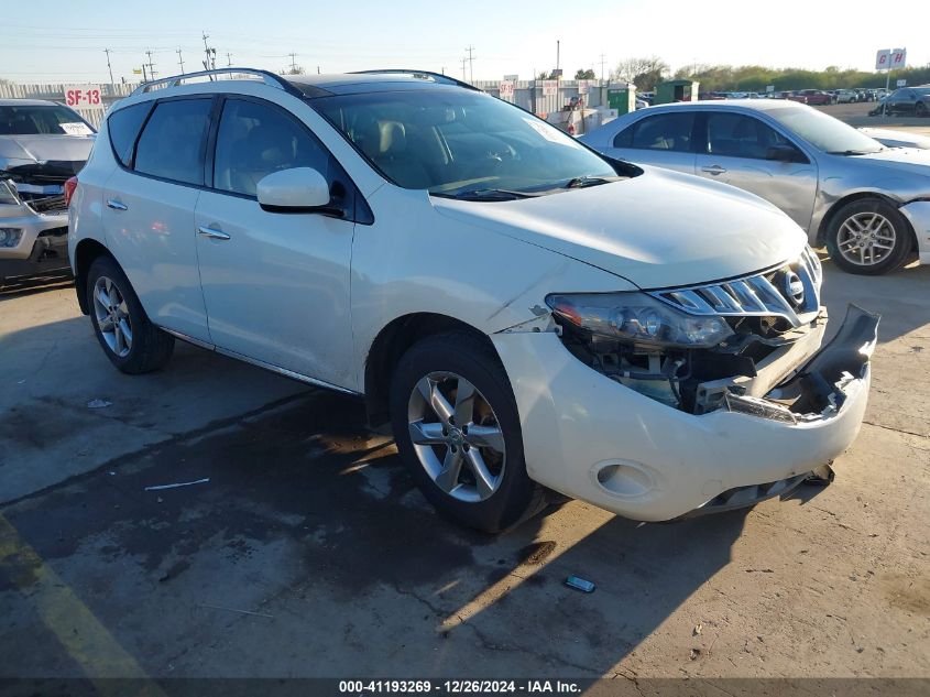 2009 Nissan Murano Sl VIN: JN8AZ18UX9W100239 Lot: 41193269