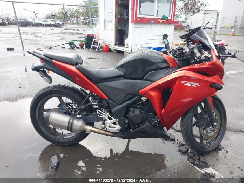 2013 Honda Cbr250 Ra-Abs VIN: MLHMC411XD5300514 Lot: 41193278