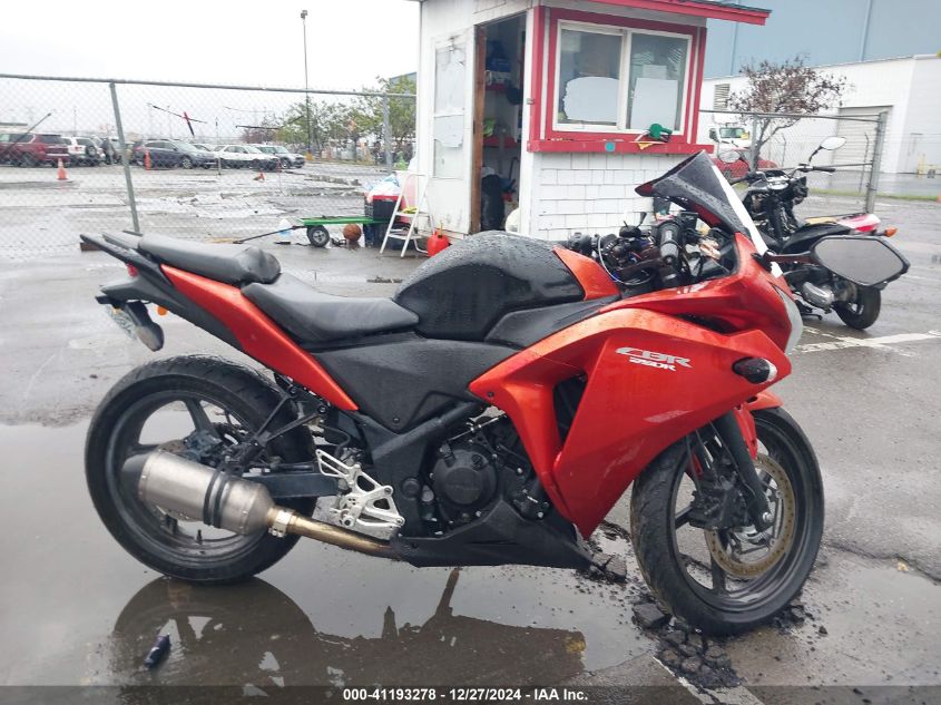 2013 Honda Cbr250 Ra-Abs VIN: MLHMC411XD5300514 Lot: 41193278