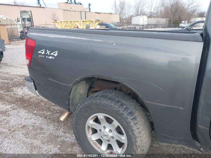 2004 Nissan Titan Le VIN: 1N6AA07B74N589854 Lot: 41193281