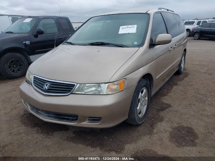 2001 Honda Odyssey Ex VIN: 2HKRL18621H561656 Lot: 41193473