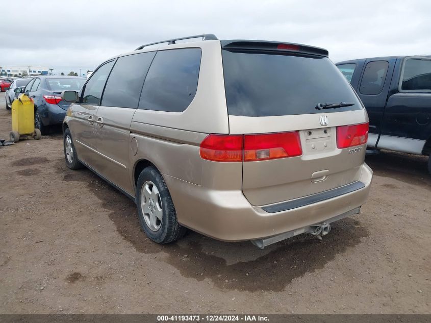 2001 Honda Odyssey Ex VIN: 2HKRL18621H561656 Lot: 41193473