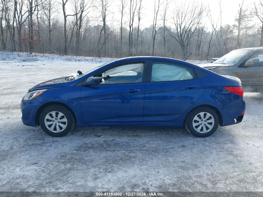 2016 Hyundai Accent Se VIN: KMHCT4AE9GU008599 Lot: 41193502