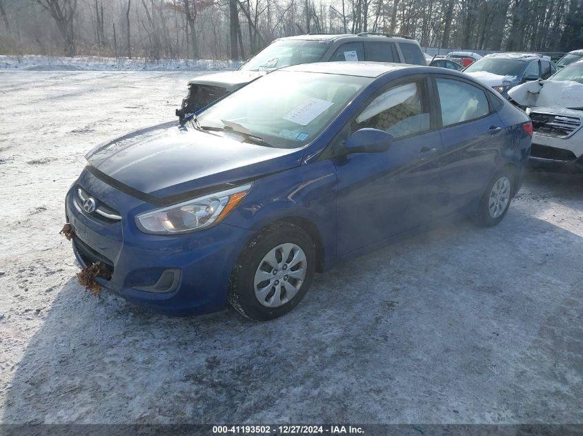 2016 Hyundai Accent Se VIN: KMHCT4AE9GU008599 Lot: 41193502