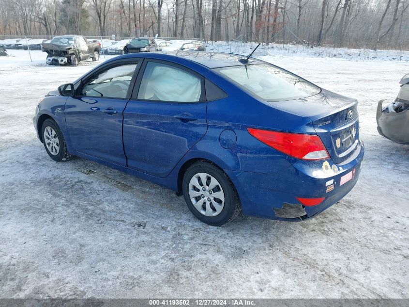 2016 Hyundai Accent Se VIN: KMHCT4AE9GU008599 Lot: 41193502